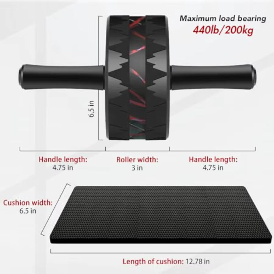 CorePower Ab Roller – Ab Wheel with Knee Pad